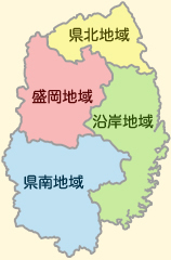 岩手県地図